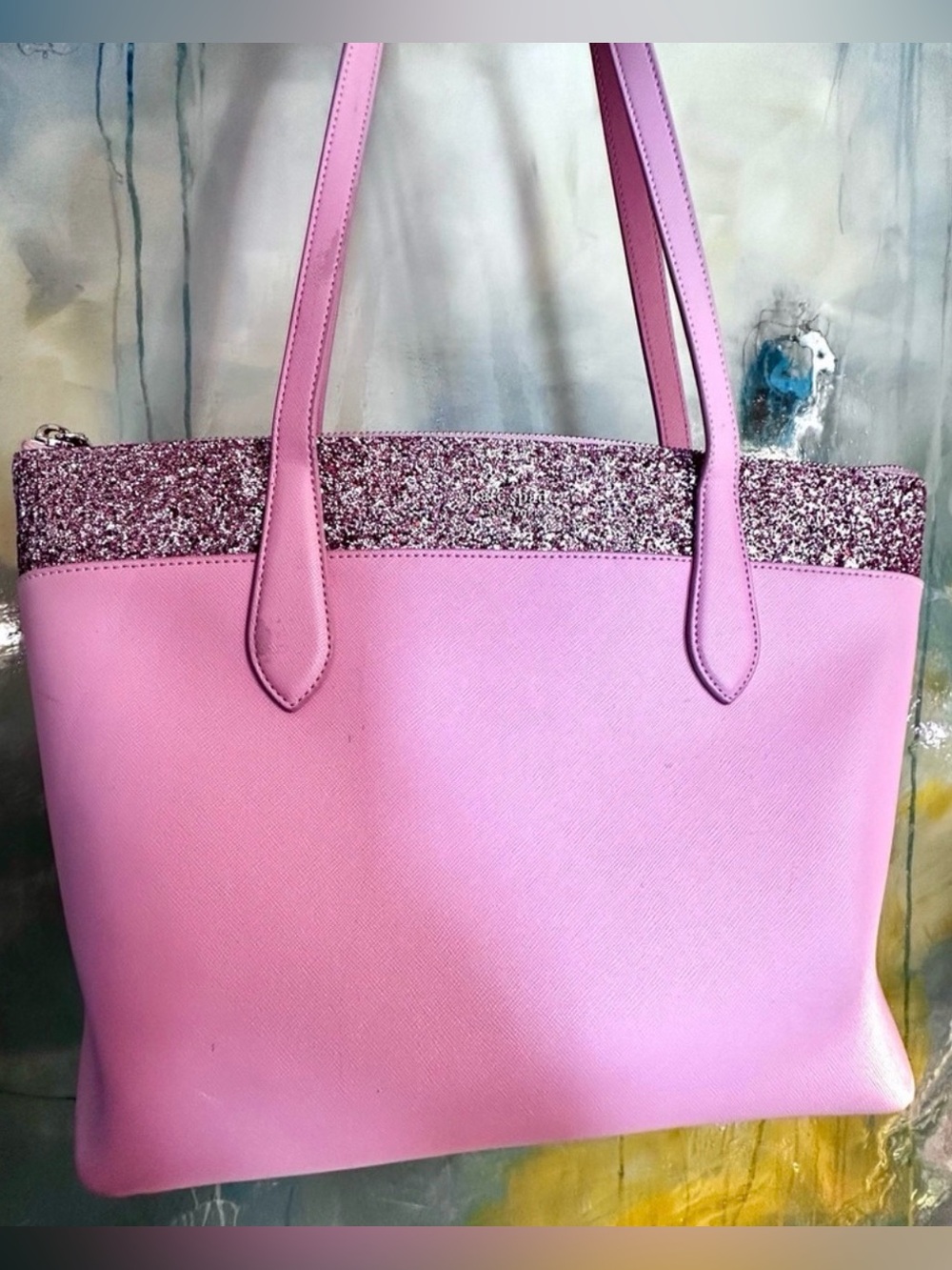 Kate Spade Co Pink Glitter Large
Tote